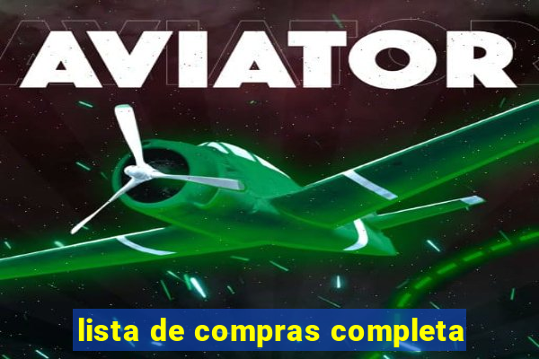 lista de compras completa
